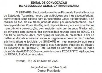 Convocação para Assembleia Extraordinária