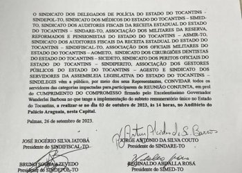 Convite para reunião ampla com todas as categorias impadas na luta pelo teto remuneratório