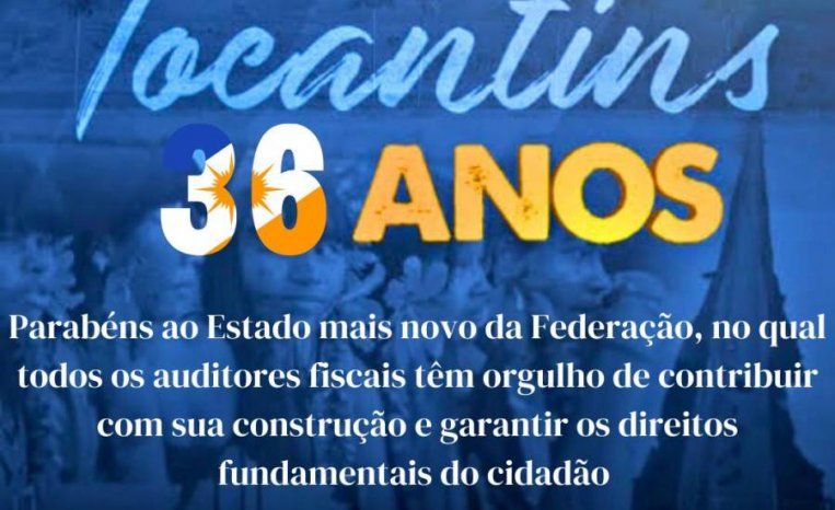 Parabéns Tocantins, 36 anos! 