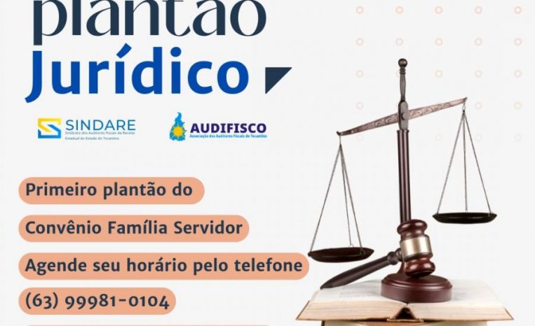 📢 ATENÇÃO PARA O PLANTÃO JURÍDICO ON-LINE - CONVÊNIO FAMÍLIA SERVIDOR
