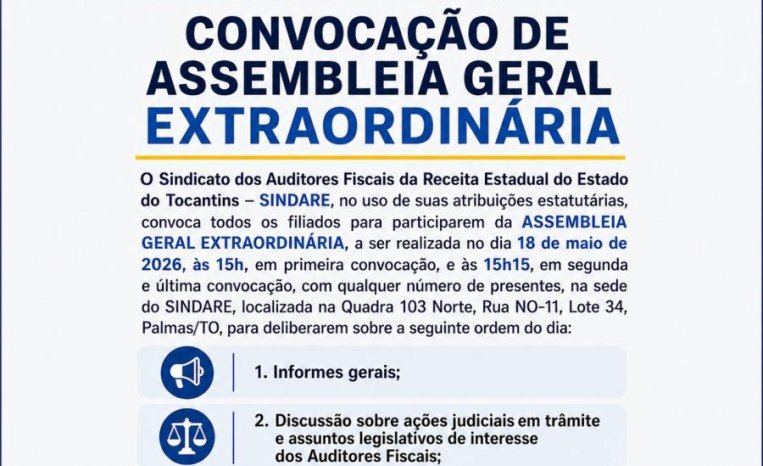 CONVOCAÇÃO DE ASSEMBLEIA GERAL EXTRAORDINÁRIA