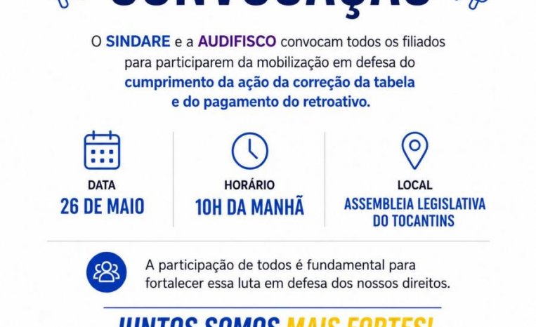 📢 CONVOCAÇÃO - Dia 26, 10hs na ALETO